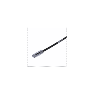 Cable de Parcheo TX6, UTP Cat6, 24 AWG, CM, Color Negro, 4.57 Metros (15 Pies)