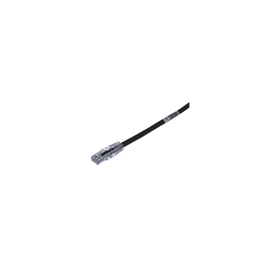 Cable de Parcheo TX6, UTP Cat6, 24 AWG, CM, Color Negro, 4.57 Metros (15 Pies)