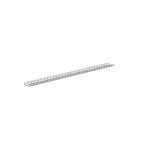Charola Wire Basket de 8 in (203 mm) de Ancho, 2 in (50 mm) de Alto, 3 m de Largo, Hasta 187 Cables Cat6, Color Negro