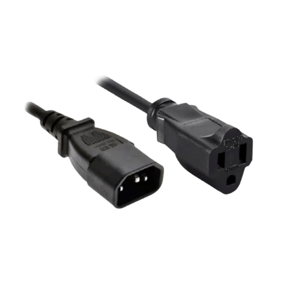 Cable de Alimentación / Enchufe C14/US / 60 cm (23.6 in) / Negro / Compatible NEO