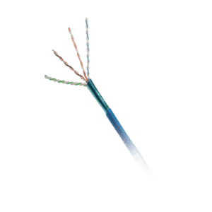 Bobina de Cable UTP de 4 Pares, Cat6A, 23 AWG, CMP (Plenum), Color Azul, 305 Metros (1000 Pies)
