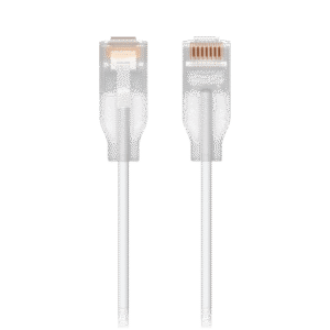 Patchcord UniFi Etherlighting? de 3 Metros (9.84 Pies), hasta 10GbE / Soporta hasta PoE+++ / Conector RJ45 Transparente para Mejores Efectos de Luz con Switches USW PRO MAX