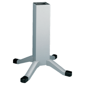Pedestal de Acero con Patas para Gabinete HMI / 914 x 102 x 102 mm / Acero Suave / Pintura en Polvo Gris ANSI 61 / Altura Ergonómica 914 mm (36 in)