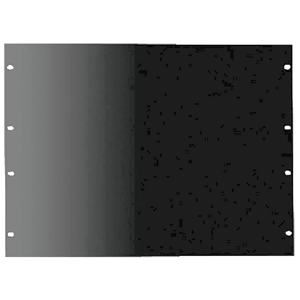 Tapa Ciega para Rack de 19 Pulgadas, 1 UR, Acero Negro
