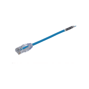 Cable de Parcheo TX6, UTP Cat6, Di?metro Reducido (28AWG), Color Azul, 30.48 Metros (100 Pies)