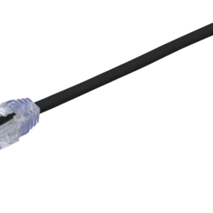 Cable de Parcheo TX6, UTP Cat6, Di?metro Reducido (28AWG), Color Negro, 16.76 Metros (55 Pies)