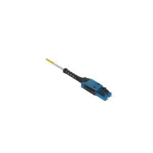Jumper de Fibra Óptica Monomodo 9/125 OS1/OS2, LC-LC Uniboot Duplex, LSZH, Color Amarillo, 3 Metros