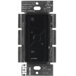 (Caseta Wireless) Control de velocidad inalámbrico para ventilador de techo, un solo polo.