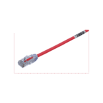 Cable de Parcheo UTP Cat6A, CM/LSZH, Di?metro Reducido (28AWG), Color Rojo, 1 Metro (3.28 Pies).