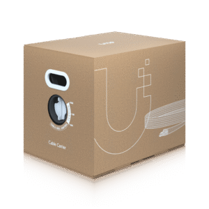 UISP Cable Carrier - Bobina de 305 Metros (1000 Pies) de Cable Ethernet de Grado Industrial con Protecci?n Contra Da?os Ambientales y Descargas Electrost?ticas Color Negro