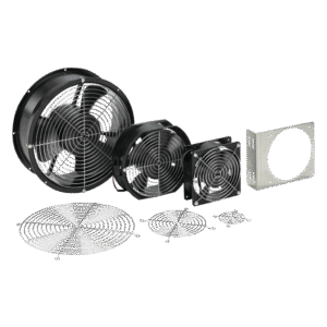 Ventilador Axial Compacto 6 Pulgadas / 115VAC / 102CFM / Silencioso / Acero Negro / 50,000 Horas Operación