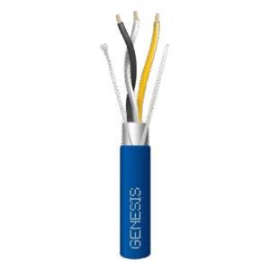 Bobina de 305 Metros (1000 Pies) / Cable 3 x 22 AWG / Color Azul / Blindado / Plenum / 1 Par Trenzado para Aplicaciones de Transmisi?n de Datos a Alta Velocidad para Automatizaci?n, EIA-485, BACnet y Otros Sistemas de Comunicaci?n
