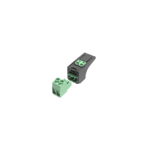 Módulo Conector Eléctrico para Cable Eléctrico FMPS, Compatible con 26-12 AWG, Tipo Mini-Com, Color Verde