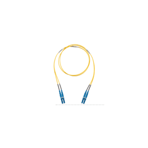 Jumper de Fibra Optica Monomodo 9/125 OS2, LC-LC Duplex, LSZH (Cero Hal?genos), Color Amarillo, 2 Metros (6.56 Pies)
