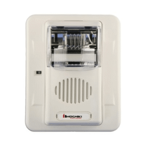 Sirena Estrobo, 24 Vcd, Multi-Candela 15 hasta 110 cd, Montaje En Pared, Color Blanco, Serie HEC3 (0500-06030)