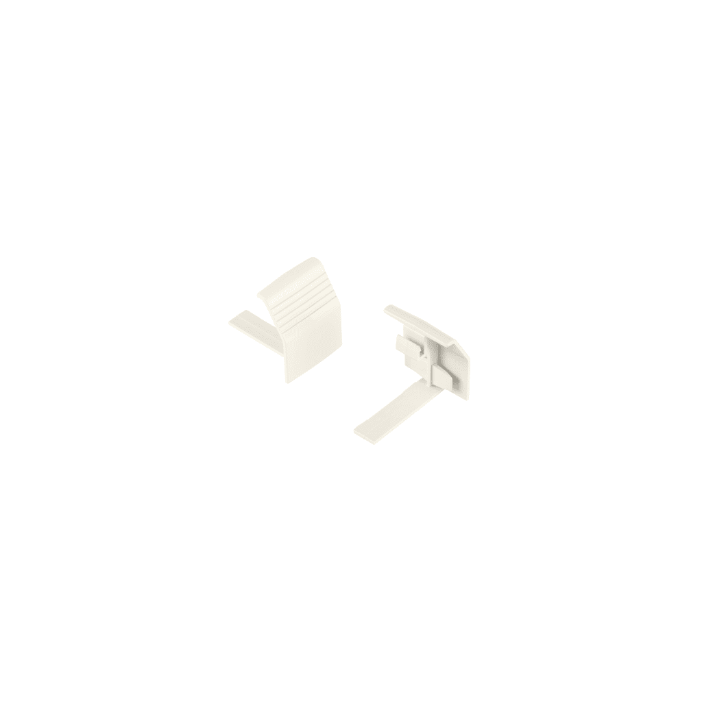 Unión recta de base, para uso con canaleta T70, Material PVC Rígido, Color Blanco