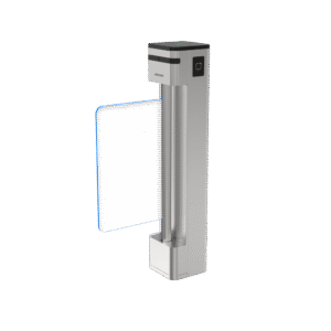 Puerta de Cortesía con Lectores MiFare y Panel Incluidos / Aleta de Acrílico 90 cms INCLUIDA / Motor Brushless / Sensores dToF / Apertura en Caso de Emergencia / 500,000 Tarjetas / Acero Inoxidable SUS304