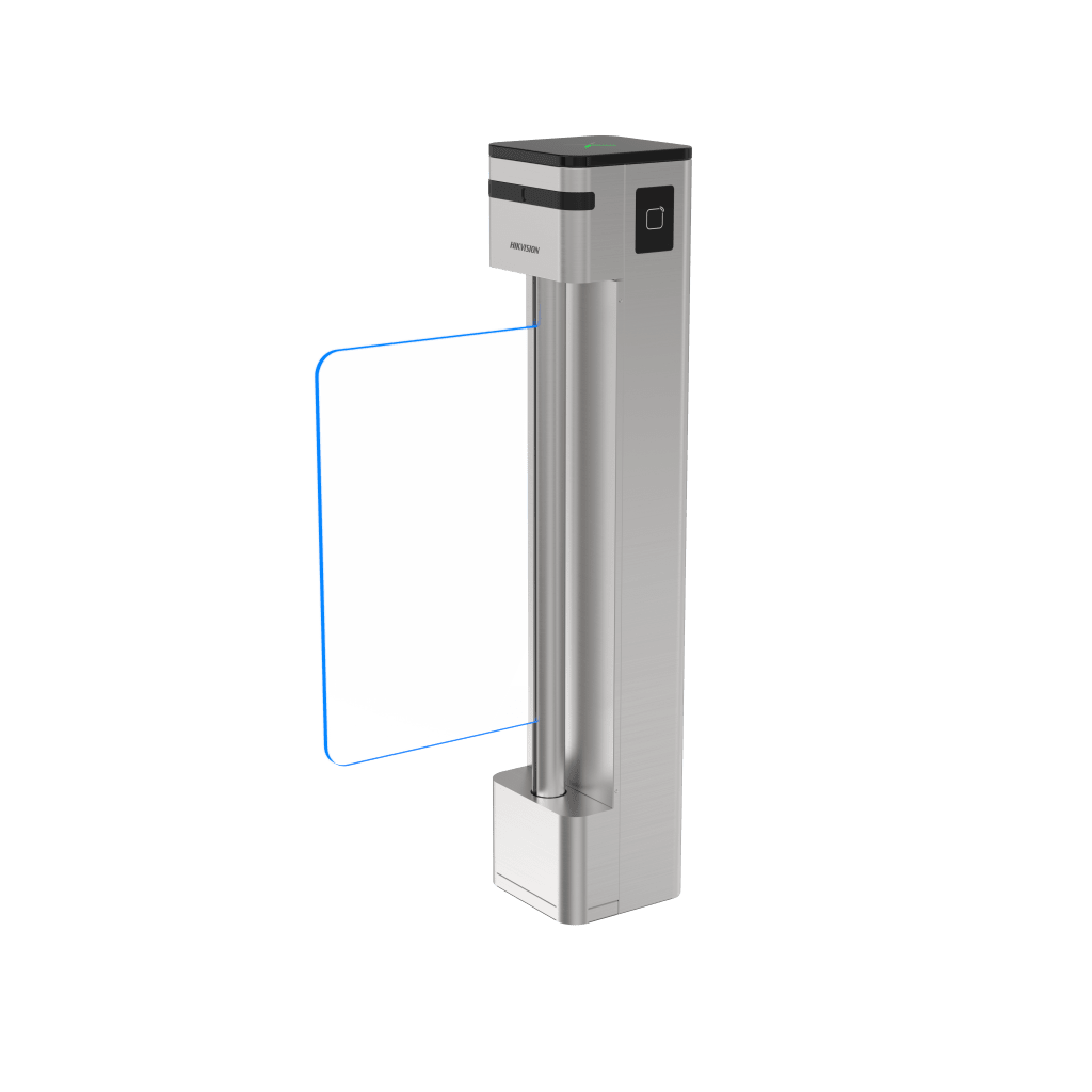 Puerta de Cortesía con Lectores MiFare y Panel Incluidos / Aleta de Acrílico 90 cms INCLUIDA / Motor Brushless / Sensores dToF / Apertura en Caso de Emergencia / 500,000 Tarjetas / Acero Inoxidable SUS304