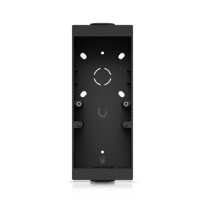 Caja de Conexión Color Negro para Lectores Profesionales UniFi Access y Doorbell, Montaje en Superficie Plana, Compatible con Conduit de 3/4”